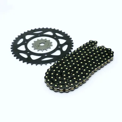 Ultra-Performance Motorcycle Sprocket & Chain Kit - Racing Grade 420 428 428H 520 525 530 Pitch for Street & Dirt Bike