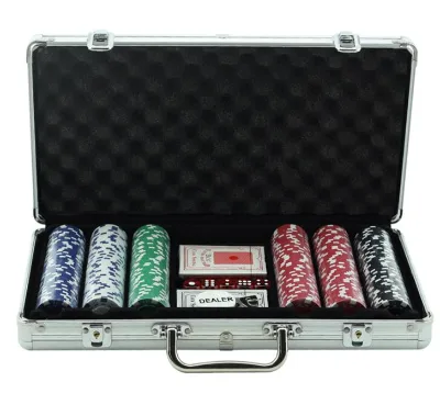 Custom Aluminum Acrylic Black Poker Chip Carry case for 300 500