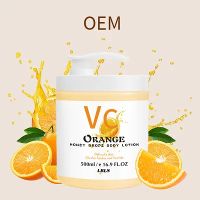 Spot Wholesale Improves Dark Yellow and Lightens Skin Tone Vitamin c Body Cream Whitening Orange Whitening Cream