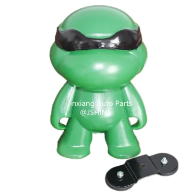 14" Black Blindfold Ninja Turtle Mascot for Truck Trailer SUV with New Magnet Back Advertise Display