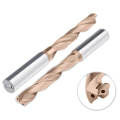 Factory Supply Long Service Life Tungsten Solid Carbide Core Steel Internal Cooling Drills Bits