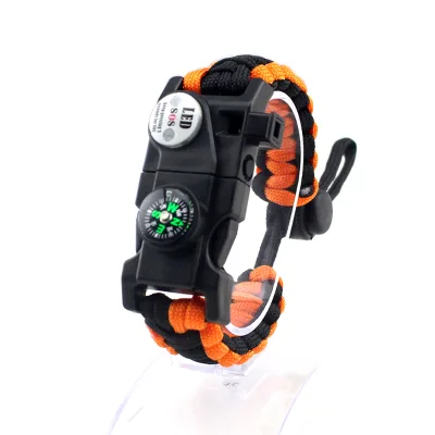 High Quality Paracord Survival Outdoor Bracelet Multifunction Sport With Fishing Gear Camping Rescue Edc Bracelets Escape Wrist