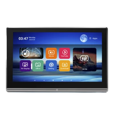 NEWSTARNAV KN-116A 8-Core 11.6 Inch LCD Android 10 Car Monitor Rear Seat Entertainment Capacitive Touch HD USB Support 4K Stereo