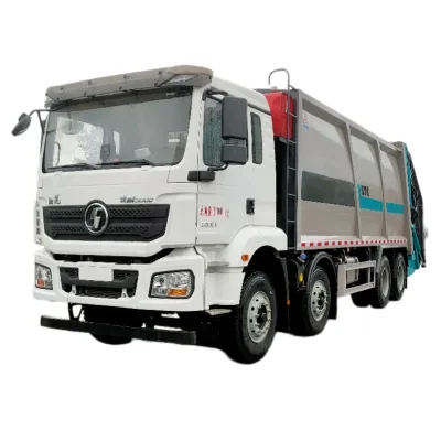 Shacman Garbage Compactor Truck with Fully Sealed Hydraulic Body and Emergency Stop Safety System for Daily Heavy Duty Use