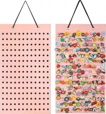 Shoes Charm Holder Shoe Charms Collector Silicone Pad Rectangular Diy Hole Accessories Storage