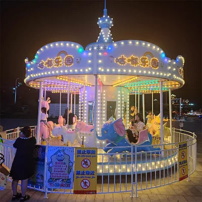China Amusement Park Equipment Animal Theme Happiness Childhood Product Mechanical Carousel Rides for Kids