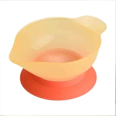 AIYUAN Baby Complementary Food Bowl with Grinding Function Duckbill Shaped Suction Cup BPA Free Cartoon Pattern