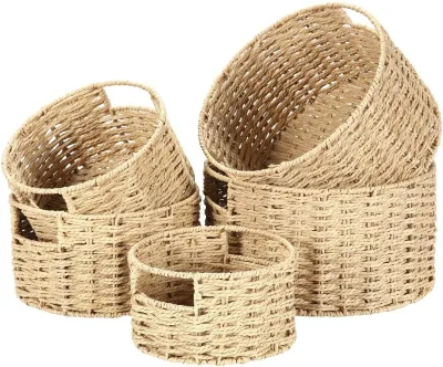 High Quality Baskets, Woven Baskets for Storage, Nursery Storage Baskets, Rectangle Storage Basket With Handles
