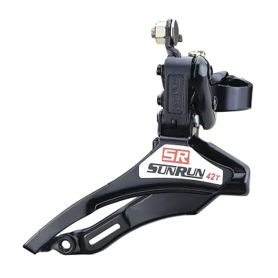 OEM Design Down Pull Front Derailleur for 42T Visual Detector with Shifters Top Swing Dual Pull