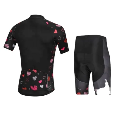 Custom Sublimation Logo Short Sleeve Zipper Bicycle Wear Bike Cycling Clothing Ropa Ciclismo Cycling Jersey Cycling Wear