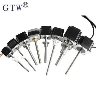 28mm Hybrid 2-Phase Nema 11 Linear Stepper Motors Stepper Motor Linear Actuator for Control