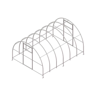 Direct Factory Wholesale Mini Tunnel Greenhouse Sigma Heavy Duty Galvanized Frame PE Cover for Backyard Berry Growing
