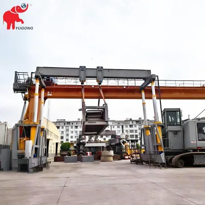Customizable 80 Ton Electric Hydraulic Gantry 10m Construction Used 45 Ton Roded Engine Motor Core Components Used