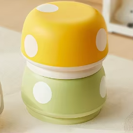 Mario Mushroom Shape Decorative Planter Pot Cute Animal Succulent Euro Pot for Shopping Mall Made of Durable Plastic