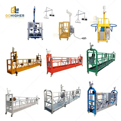 ZLP500 ZLP630 ZLP800 ZLP1000 Outdoor Construction Lifting Cradle Suspended Work Platform