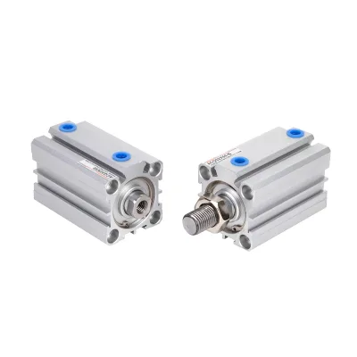 ACQ Airtac Type Super Thin Compact Pneumatic Cylinder Big Bore Double Acting 20x10B Piston Aluminum Body Magnet Ring 1 Year