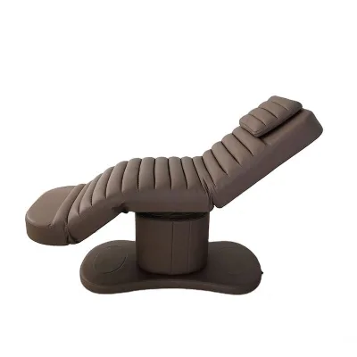 Modern 3-Motor Foldable Massage Table with High-Density Sponge and Metal Frame for Hotel Bedroom Living Room Use