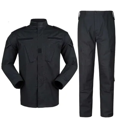 Unisex XXL BDU Cotton Blend Camouflage Uniforms High Quality Durable Breathable Anti-Static Flame-Retardant ACU Tactical