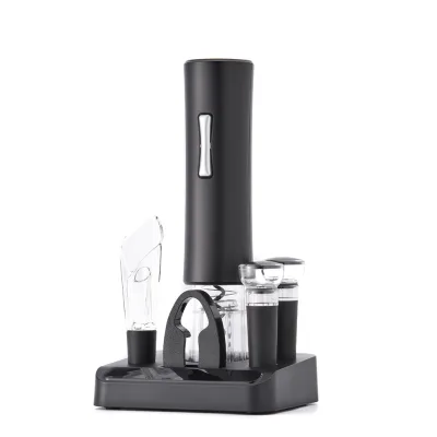 Personalized Custom Multi-function Gun Black Stainless Steel Luxury New Product Travel Wine Bottle Opener Gift Set Bottle Opener
