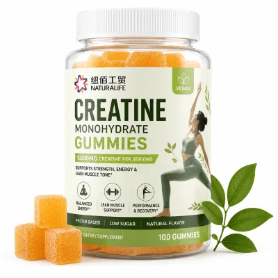 Private Label Vegan Creatine Gummy for Yoga Cross Training Balanced Energy and Lean Muscle Tone
