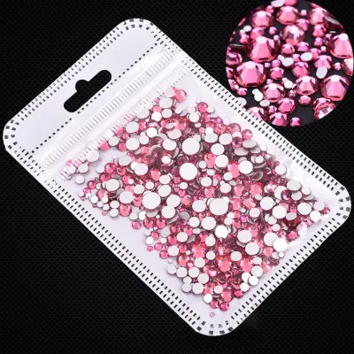Factory Direct Sale Mixed Size Ss3-ss20 Tanzanite Strass Crystal Glass Flatback Rhinestones Non Hotfix for Nail Art