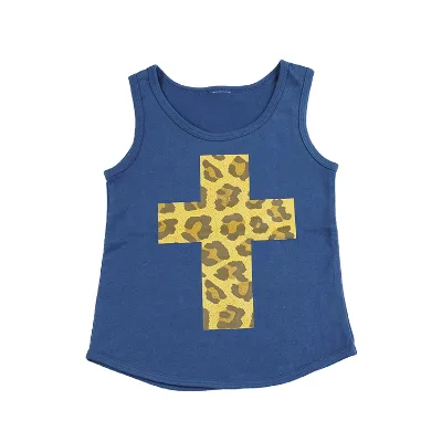 Hot Sale Cotton Girls Boys Vest Children Tank Tops Summer Baby Singlet Undershirts Teenager Tank Top