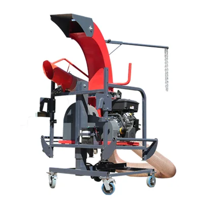 2024 New DZR Factory Direct Supply CE ISO Certified Leaf Suction Machine Tree Branches Shredder Mobile Shredder
