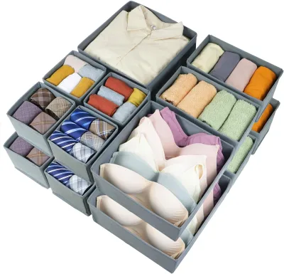 High Quality Clothes Underwear Storage General Nursery Organization Dresser Drawer Organizers