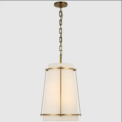 Modern Living Room Restaurant Hotel Lobby Optic Haze Natural Crystal Chandelier Antique Nickel LED Crystal Chandelier