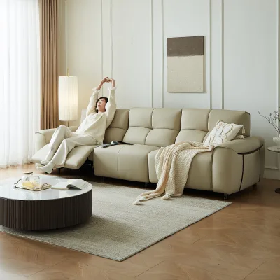 Home Living Room Functional Recliner Sofa Leisure Electric Modern Customized Sectional Sofa