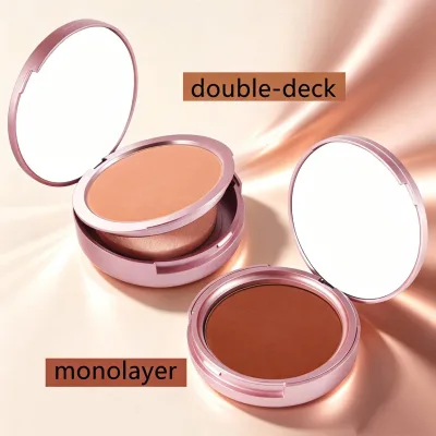 Private Label Professional Oil Control Setting Mineral Powder OEM Natural Long-Lasting Waterproof Matte Control Pressed Powder
