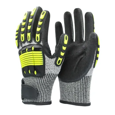 Outdoor Durable No Cut Wear Resistant Oil Mining Drilling Labor protection Anti-impact Sports Gloves