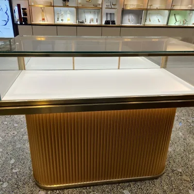 Modern Design Wrist Watch Showcase Racks Factory Price Aluminium Acrylic Iron Perfume Display Shelf for Shopping Malls