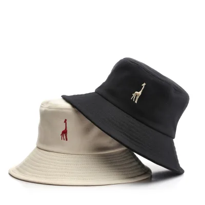 High Quality Custom Customized Print Embroidery Hat Beach Fisherman Fishing Solid Color Cotton Adult Cap Bucket Hat
