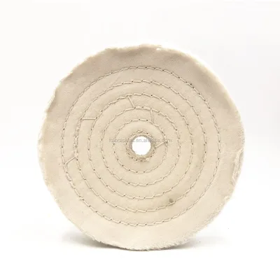 50 Layers Cotton Buffing Wheel With Extra Thick Spiral Sewn for Polishing
