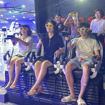 Infinity Virtual Reality Platform Hydraulic Driving Simulator 4D 5D 6D 7D Motion Theatre Truck Mobile for Mobile Amusement Park