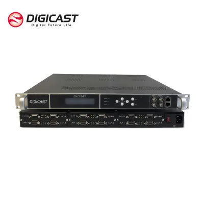 TV Station Equipment Low Latency 8 Channel MPEG-2 SD Encoder Cable TV Headend Equipment H.264 Encoder Cable TV Encoder