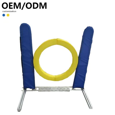 Pet Paradise Automatic Return Jumping Ring Anti-Knock Plastic Training Equipment for Dog Foam Play Gear