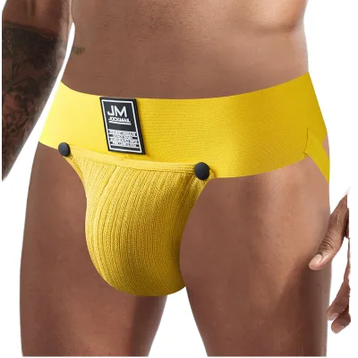 Private Label Men String Trendy Underwear G-string Jockstraps Cotton Low Waist Gay Underwear Jockstrap