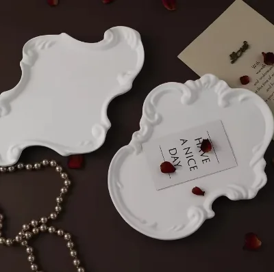 Silicone Tray Mold Epoxy Resin Casting Molds Desktop Home Decorations Resin Tray Jewelry Storage Mold