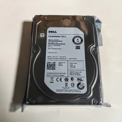 Original Del 09PR63 4TB 7200RPM SATA 6Gbps 3.5 Inch Enterprise Server Hard Drive HDD ST4000NM0033 for PowerEdge Server