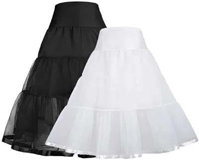 Long Short Little Girl Voile Crinoline Tutu Petticoats
