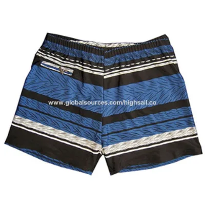 Men's swim trunks in solid color