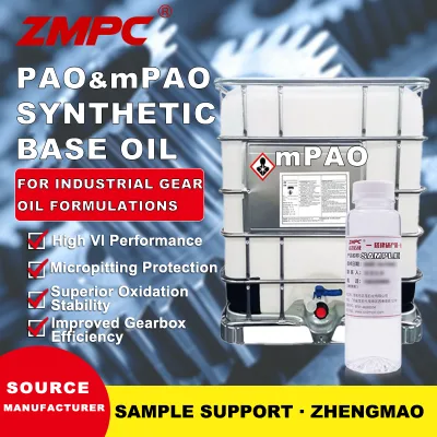 ZMPC Synthetic Base Oils for Long-Life Industrial Gear Lubricants and Gearbox Protection