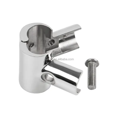 Wholesale Marine Hardware Stainless Steel 316 Mirror Polished 3 Way Tee Open Type for Boat