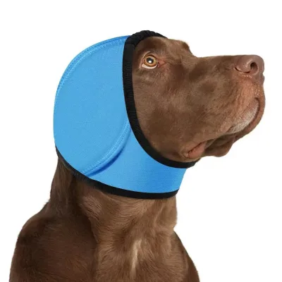 Pet Dog Ear Muffs for Anxiety Relief Noise Cancelling Wrap Earmuffs Calm Pets' Halloween Christmas Chinese New Year Accessory