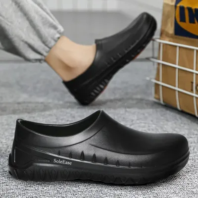 Custom Logo EVA Garden Clogs Shoes Unisex Anti-Slip Chef Nurse Summer Sandals with EVA Outsole for Men and Women