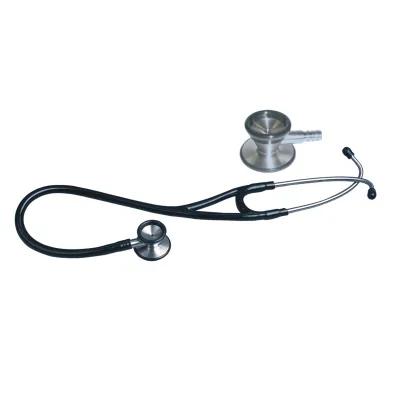 High Quality Stainless Steel Cardiology Stethoscope Manual Power Source