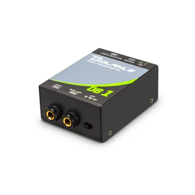 Bolanle DB-1 Passive DI Box With Pad Ground Lift Phase Reverse for Guitar Bass Live Performance Studio