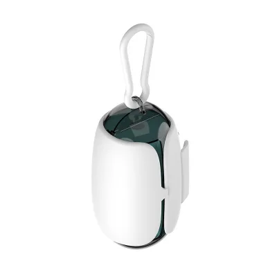 Eco-Friendly Plastic Dog Poop Bag Dispenser with Carabiner Clip & Leash Refillable Pet Waste Management Accessories